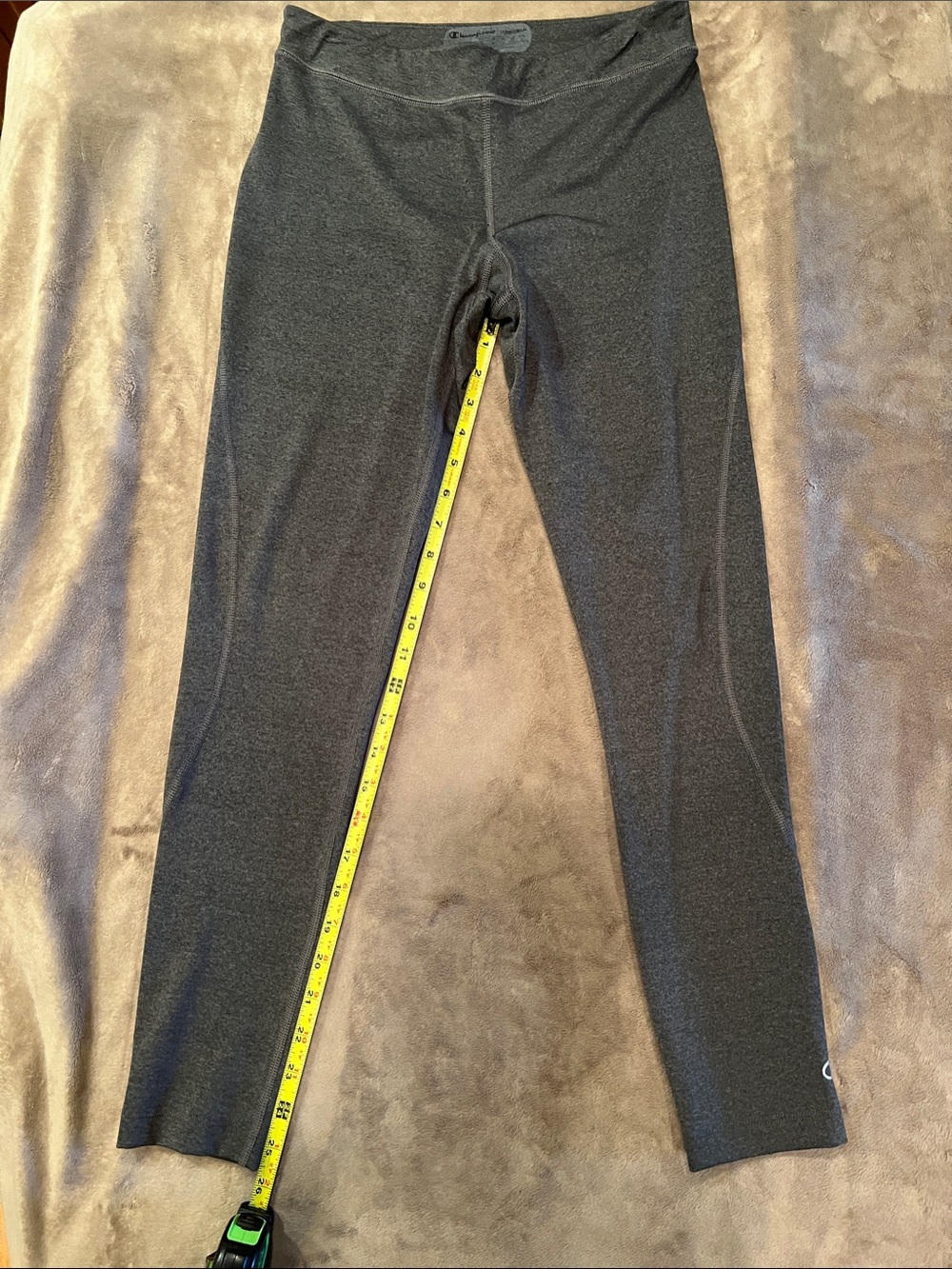 Champion Dark Charcoal Gray Active Leggings